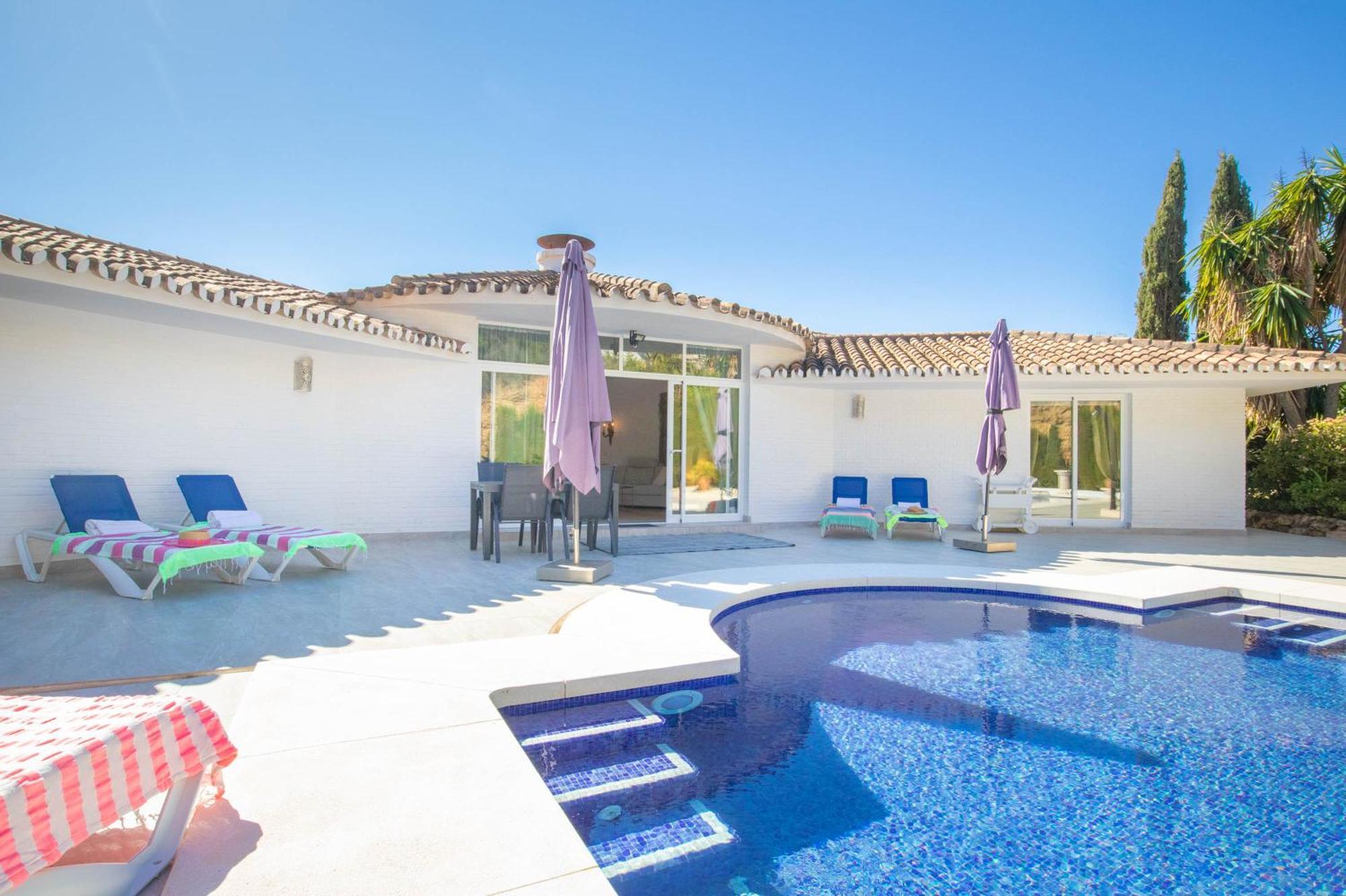 Pool Villa Rancho Domingo Family Friendly - Happy Rentals Benalmadena Bagian luar foto