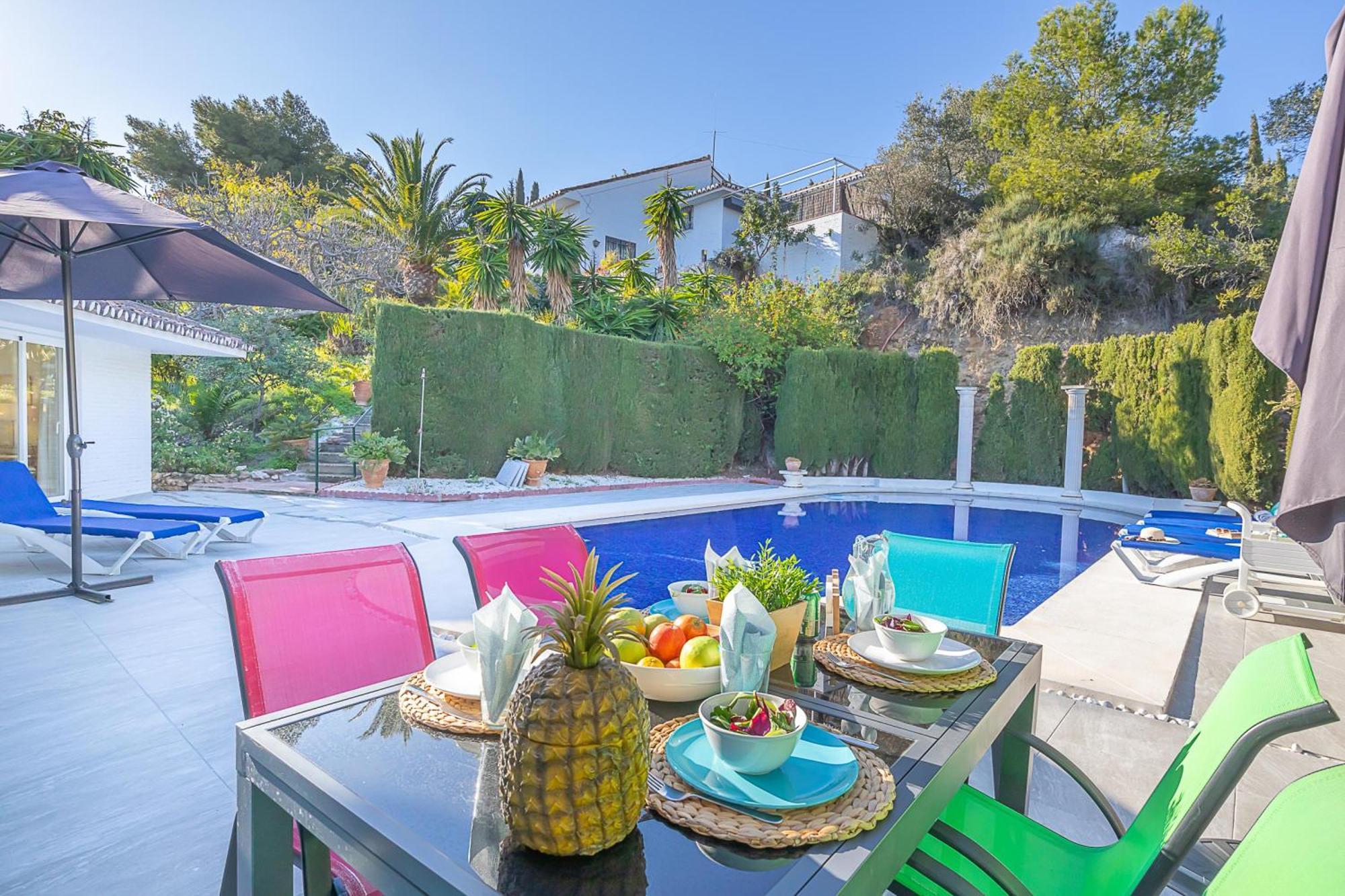 Pool Villa Rancho Domingo Family Friendly - Happy Rentals Benalmadena Bagian luar foto