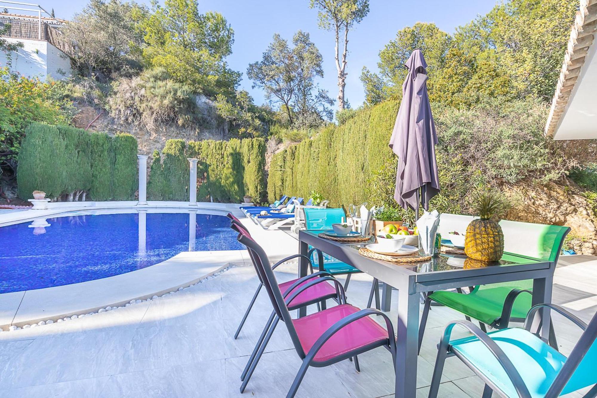 Pool Villa Rancho Domingo Family Friendly - Happy Rentals Benalmadena Bagian luar foto
